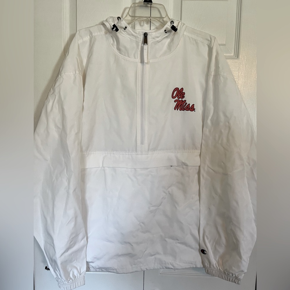 Champion Ole Miss Windbreaker size XL Worn Once